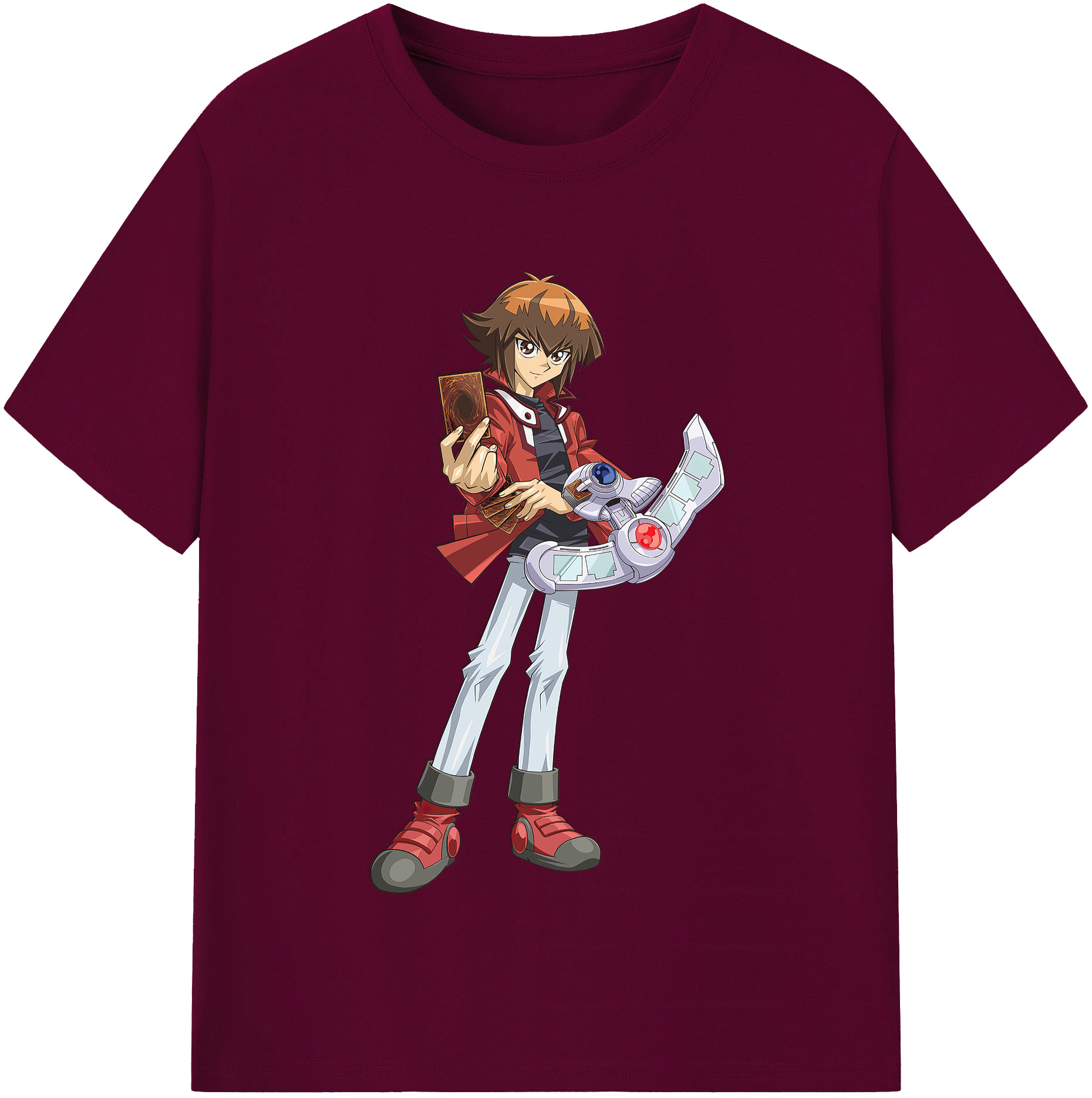 （画像用） 遊☆戯☆王 Yu-Gi-Oh! レディースカジュアルプリントTシャツ（綿100％）